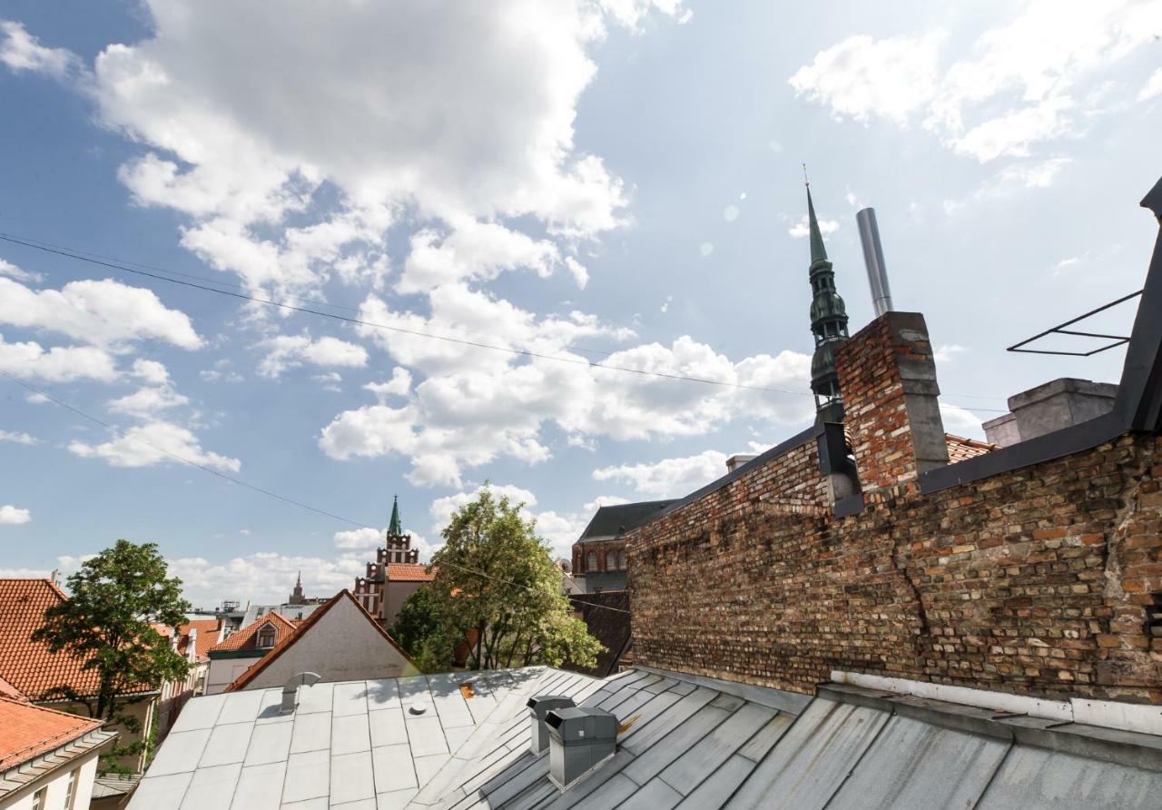 Cozy Studio Mansard Riga Old Town Aptartment, Ac Bagian luar foto